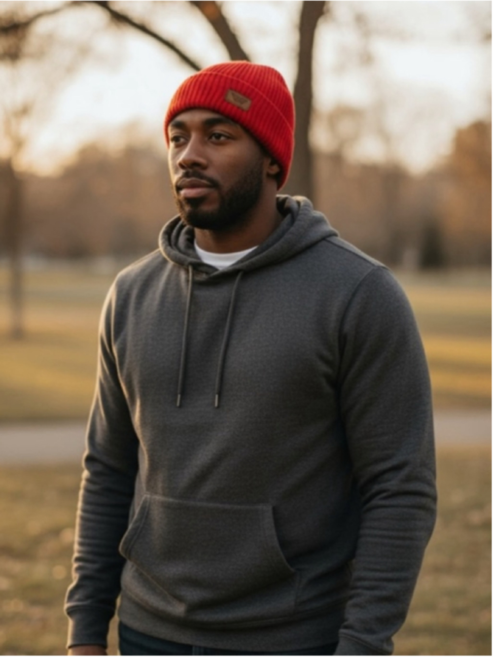 FLY Racing Slouch Ribbed Beanie One Size Red NWT